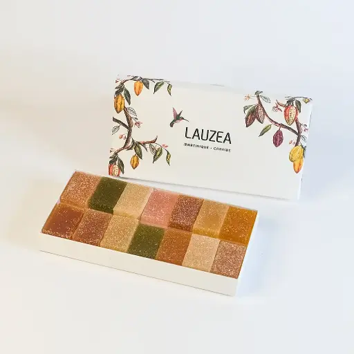 [CARRE14P] ÉCRIN 14 PÂTES DE FRUITS