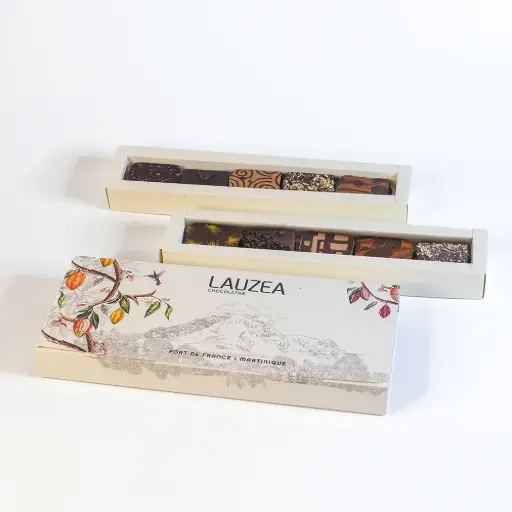 [CARRE10CHO] ÉCRIN 10 CHOCOLATS (ou 16 peti